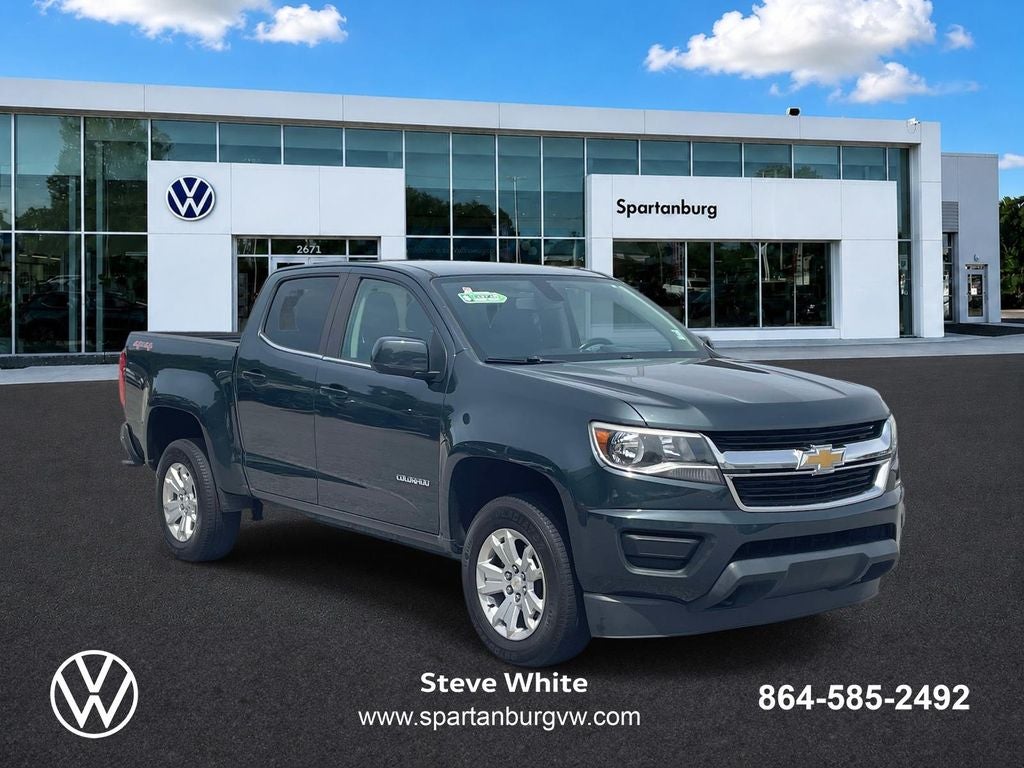 2017 Chevrolet Colorado LT in Graphite Metallic — front three-quarter view