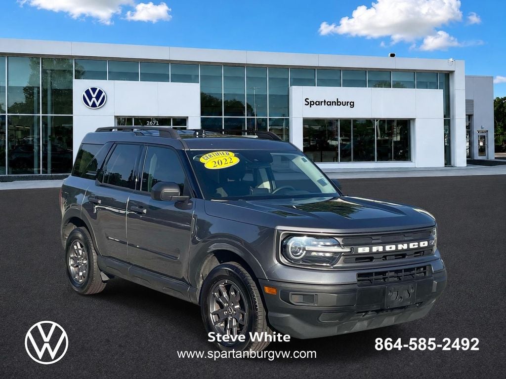 2022 Ford Bronco Sport Big Bend in Gray Metallic — front three-quarter view