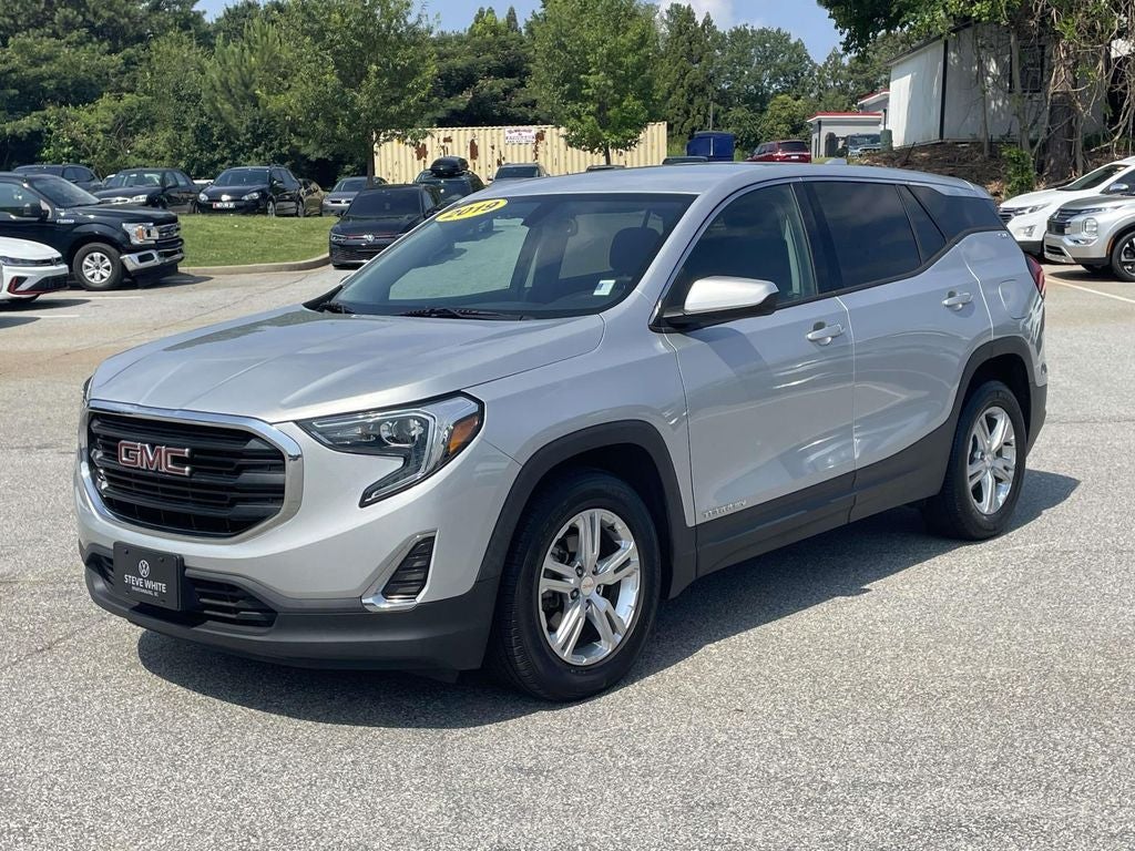 2019 GMC Terrain — rear three-quarter view