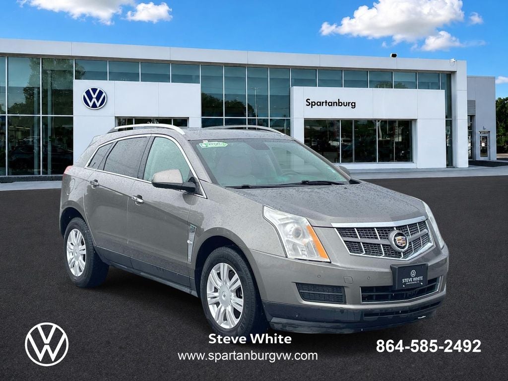 2012 Cadillac SRX Luxury in Mocha Steel Metallic — front three-quarter view