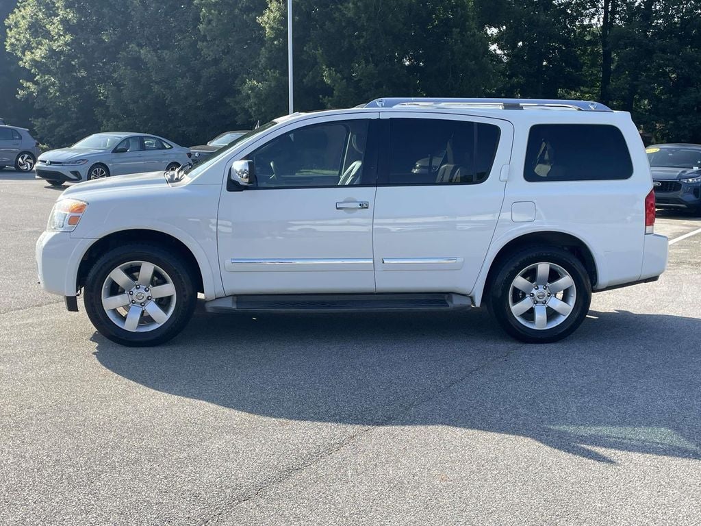 2012 Nissan Armada — rear three-quarter view